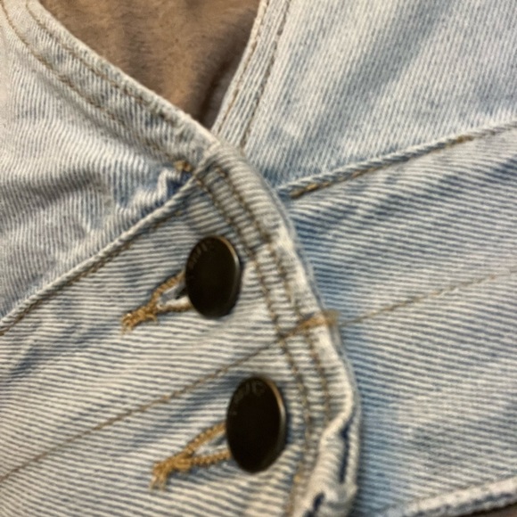 Twelve by Twelve Sky Blue Denim Vest - Picture 3 of 7